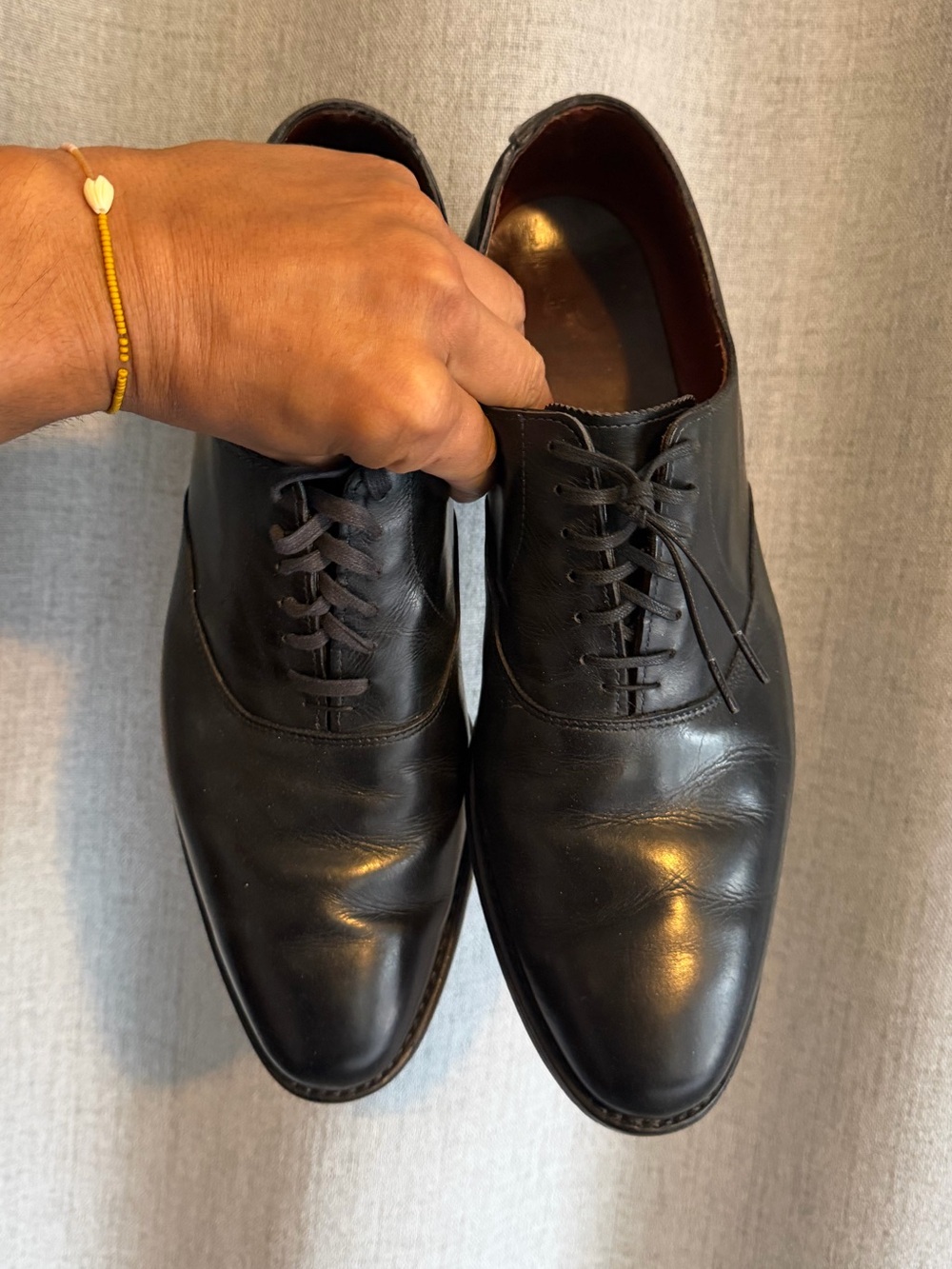 ALLEN EDMONDS Carlyle Leather Men’s Dress Shoes / 11.5 - Picture 5 of 9